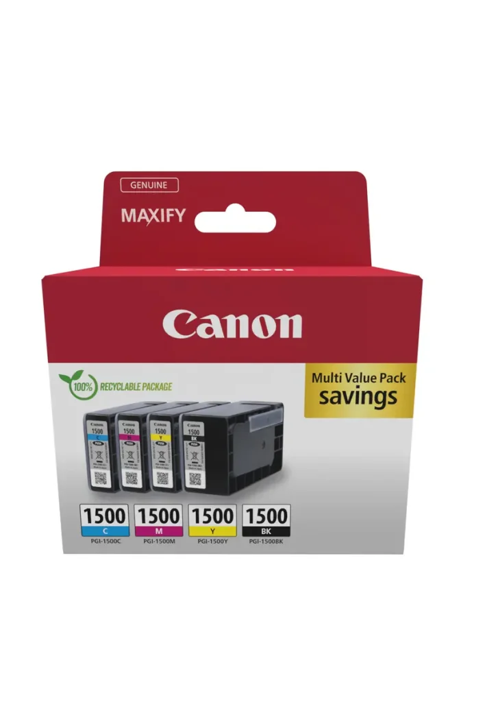 Canon (D) PGI-1500 Multipack BK/C/M/Y 25,9ml (Origineel)