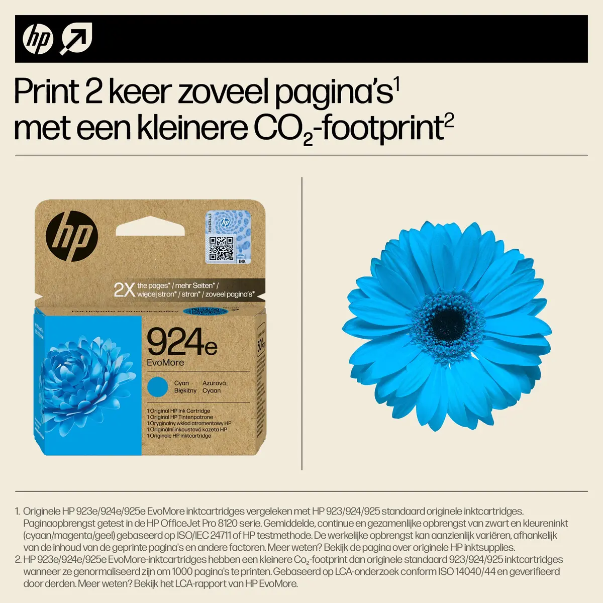 HP No.924e Cyaan EvoMore 800 pagina`s (Origineel) - Afbeelding 6