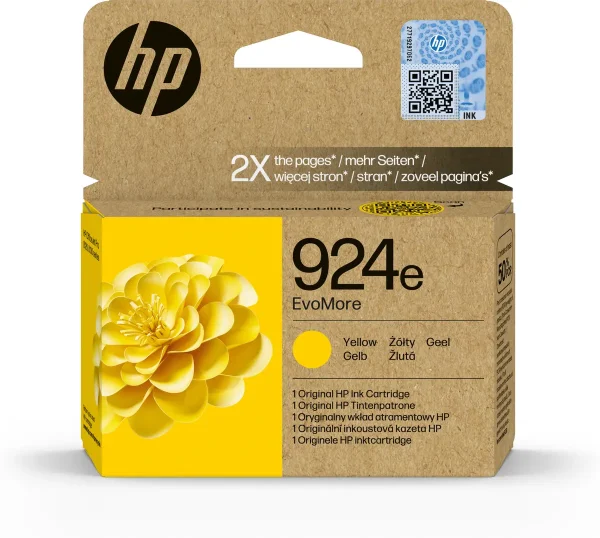 HP No.924e Geel EvoMore 800 pagina`s (Origineel)