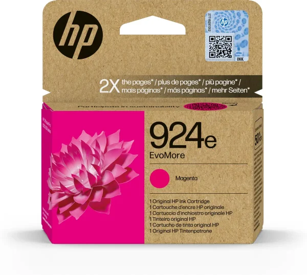 HP No.924e Magenta EvoMore 800 pagina`s (Origineel)