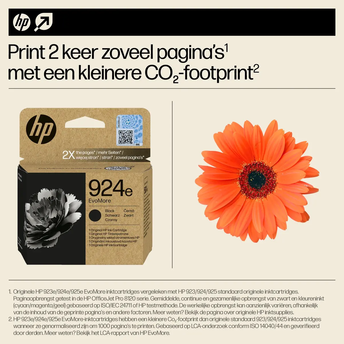 HP No.924e Zwart EvoMore 1.000 pagina`s (Origineel) - Afbeelding 5