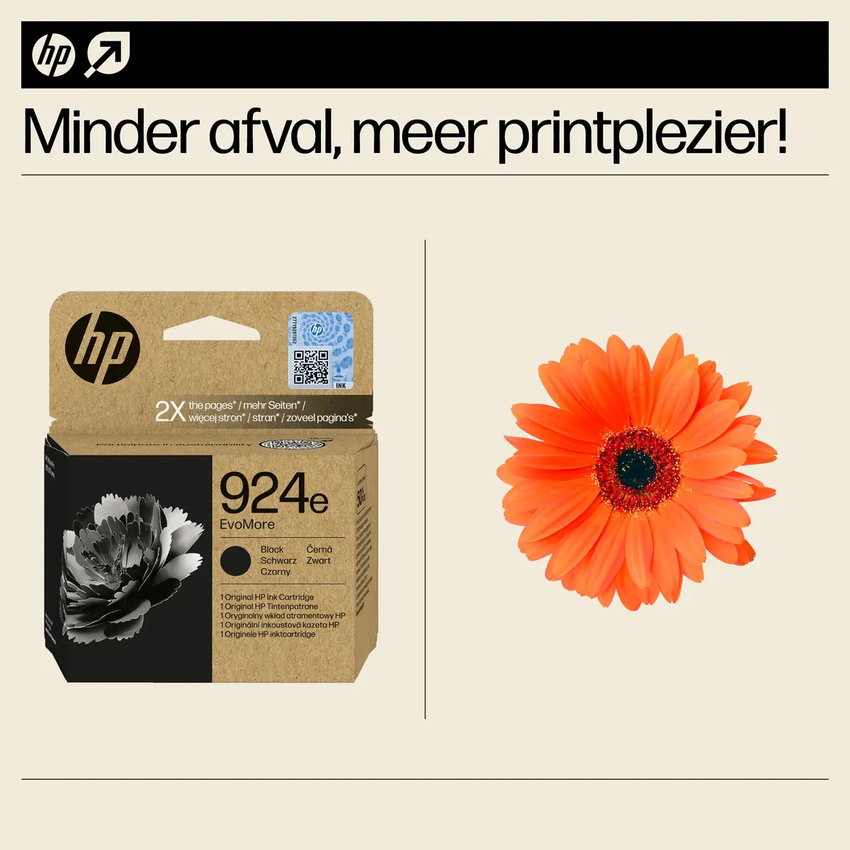 HP No.924e Zwart EvoMore 1.000 pagina`s (Origineel) - Afbeelding 6