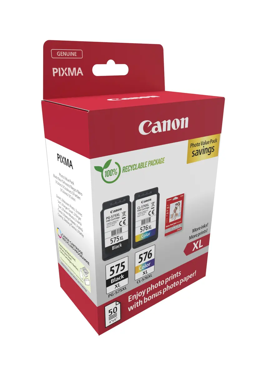 Canon (B) PG-575XL/CL-576XL ValuePack 27,6ml (Origineel - Afbeelding 2