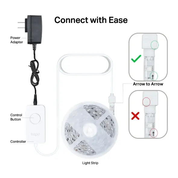 Light Strip TP-Link Tapo L920-5 Smart Wi-Fi Light Strip. - Afbeelding 8
