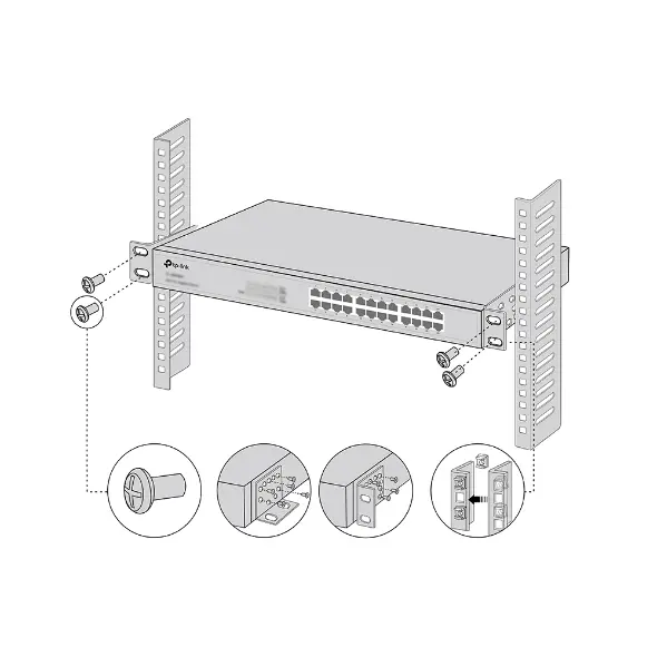 TOE 1U RackMount Kit-19 TP-Link Omada - Afbeelding 3