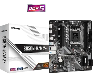 ASRock AM5 B650M-H/M.2+ - DDR5/M.2/DP/HDMI/µATX