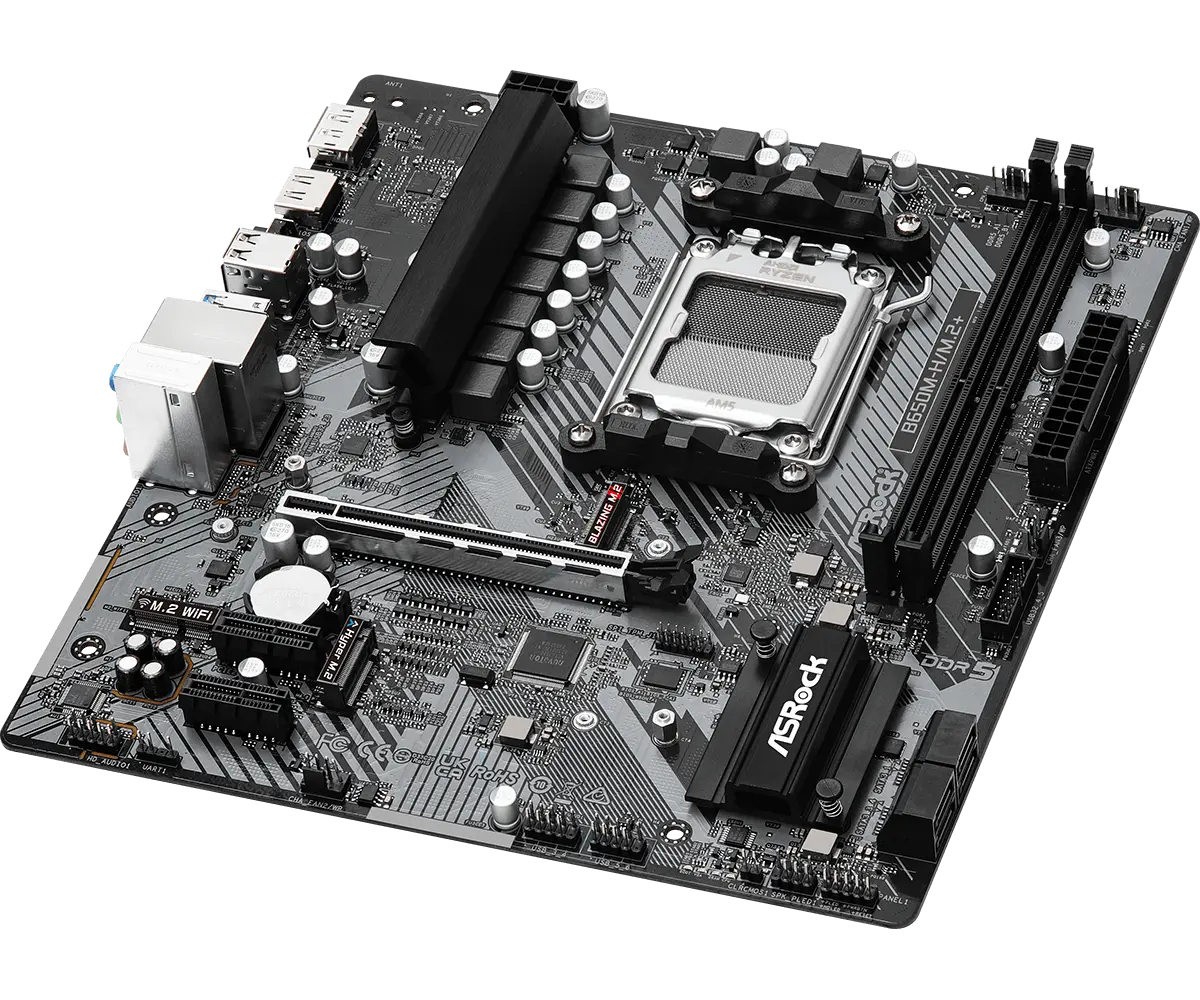 ASRock AM5 B650M-H/M.2+ - DDR5/M.2/DP/HDMI/µATX - Afbeelding 5