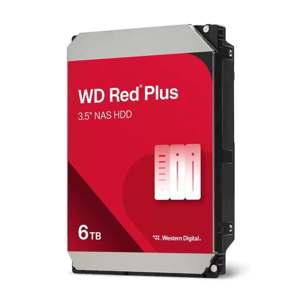 6TB WD Red Plus-NAS 256MB/5400rpm
