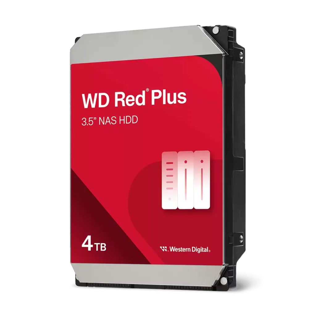 4TB WD Red Plus-NAS 256MB/5400rpm