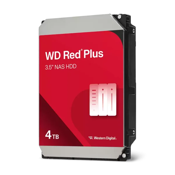 4TB WD Red Plus-NAS 256MB/5400rpm