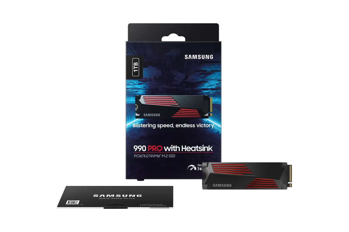 1TB M.2 PCIe NVMe Samsung 990 PRO MLC/7450/6900 Heatsink - Afbeelding 11