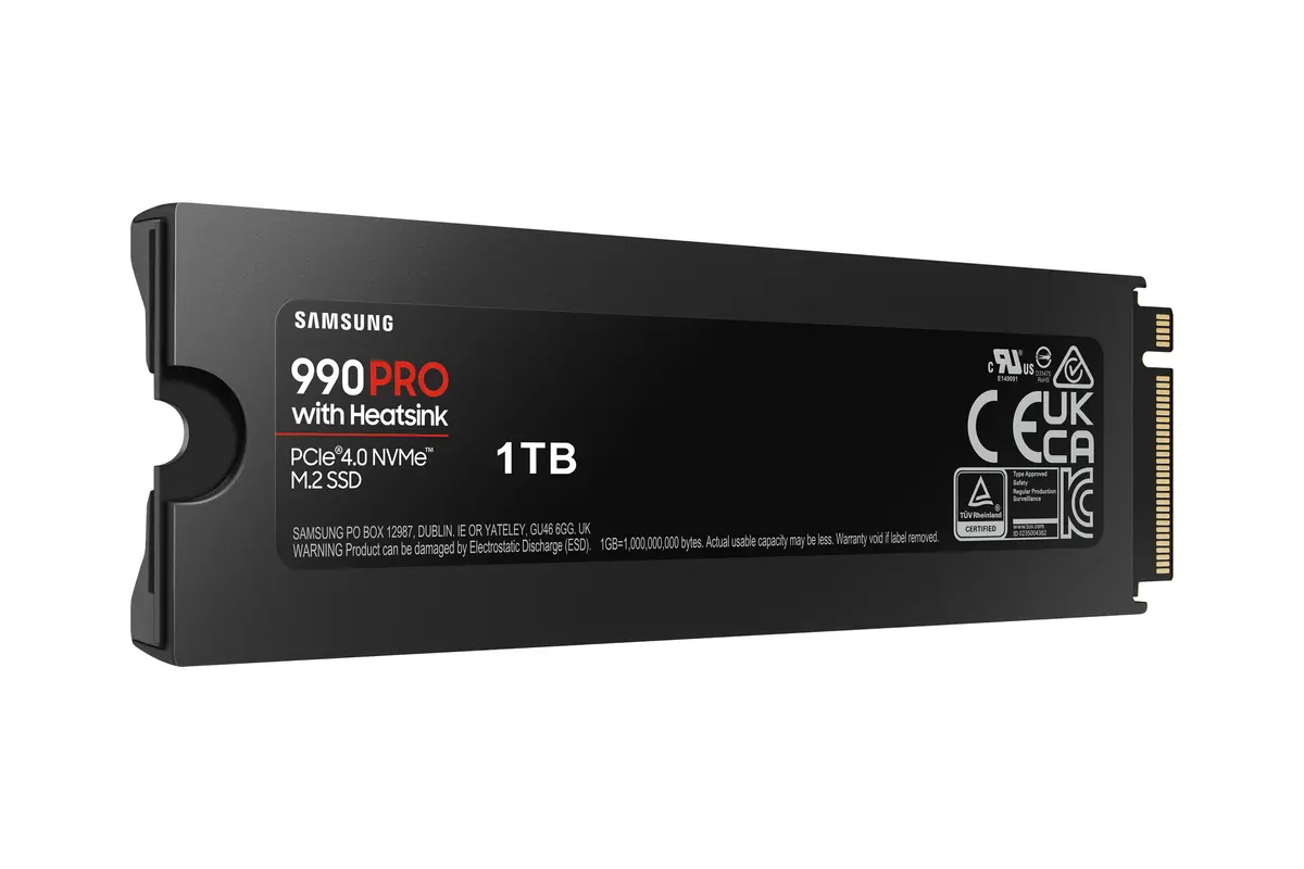 1TB M.2 PCIe NVMe Samsung 990 PRO MLC/7450/6900 Heatsink - Afbeelding 6