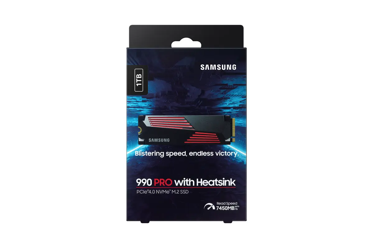1TB M.2 PCIe NVMe Samsung 990 PRO MLC/7450/6900 Heatsink - Afbeelding 8