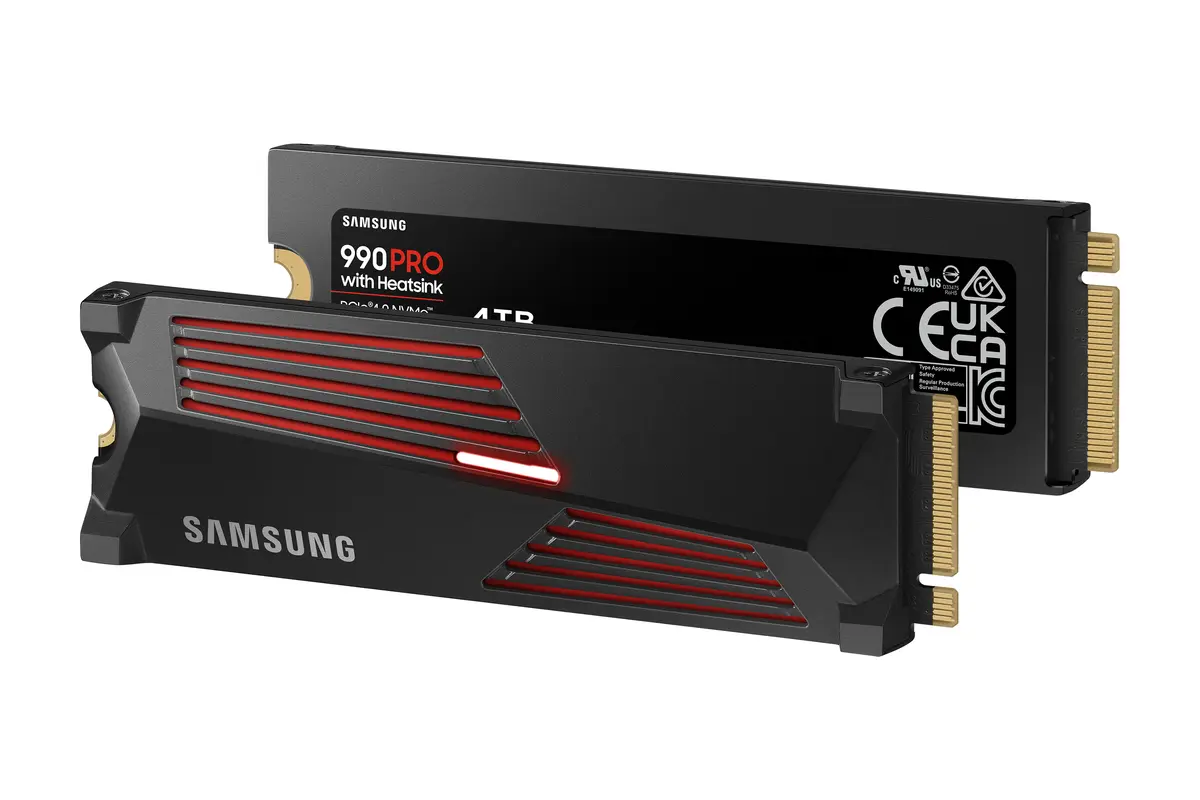 4TB M.2 PCIe NVMe Samsung 990 PRO MLC/7450/6900 Heatsink - Afbeelding 11