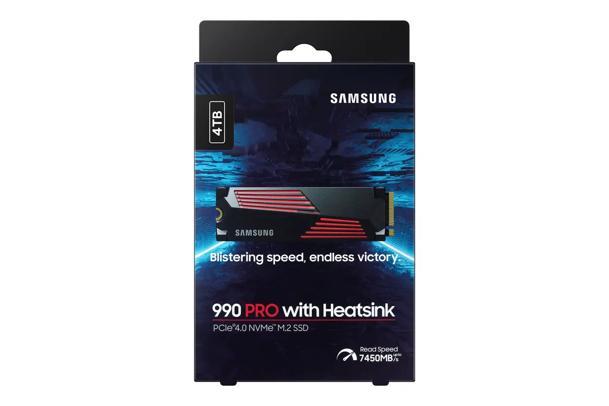 4TB M.2 PCIe NVMe Samsung 990 PRO MLC/7450/6900 Heatsink - Afbeelding 12