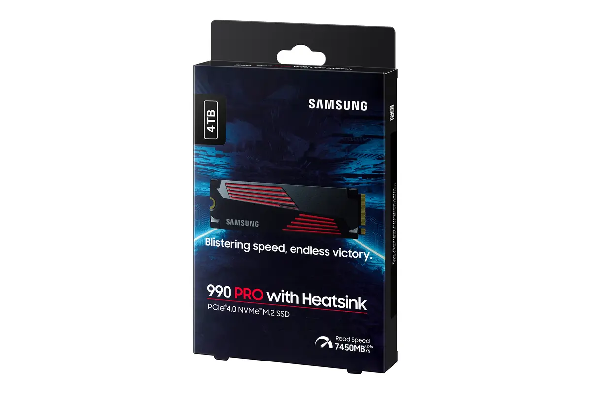4TB M.2 PCIe NVMe Samsung 990 PRO MLC/7450/6900 Heatsink - Afbeelding 14