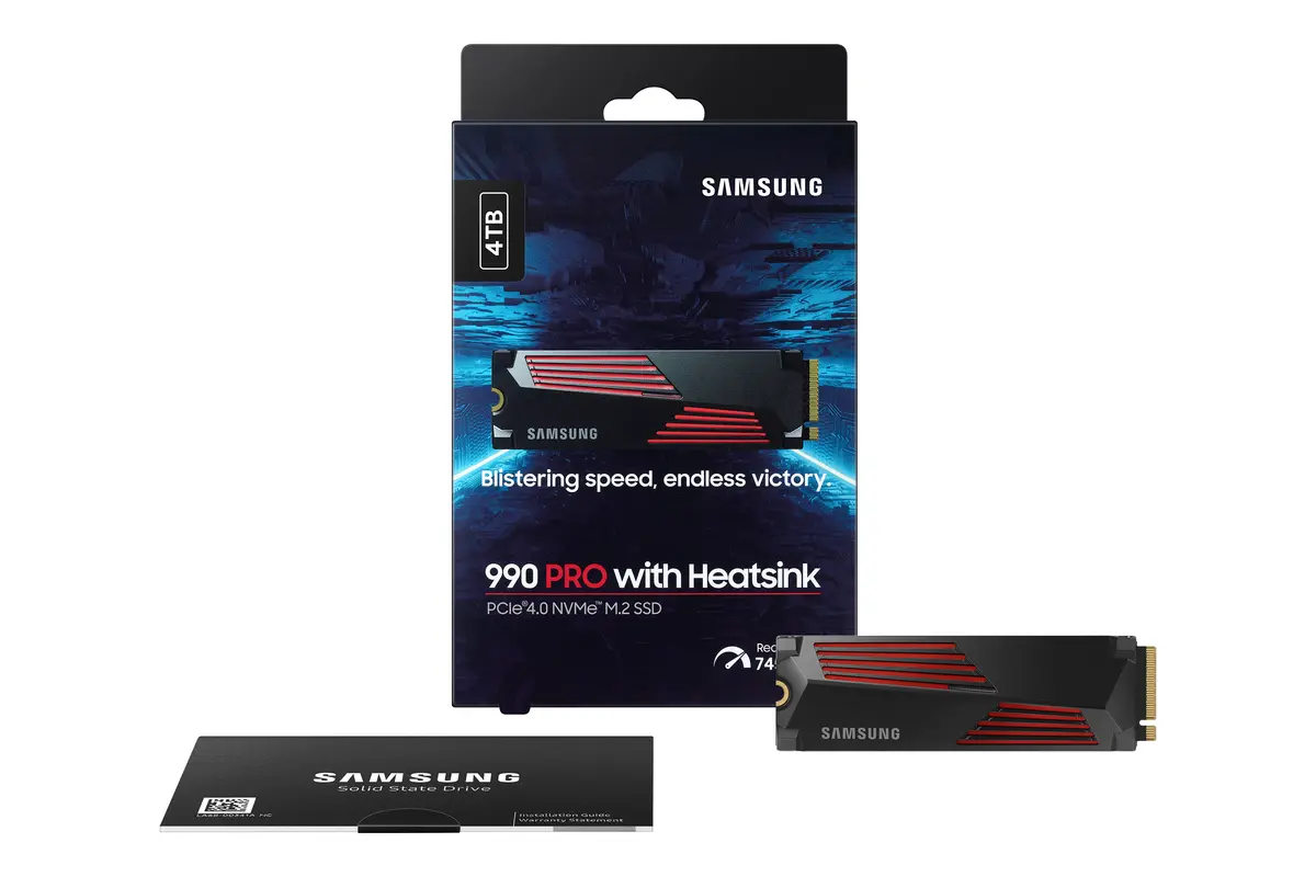 4TB M.2 PCIe NVMe Samsung 990 PRO MLC/7450/6900 Heatsink - Afbeelding 15