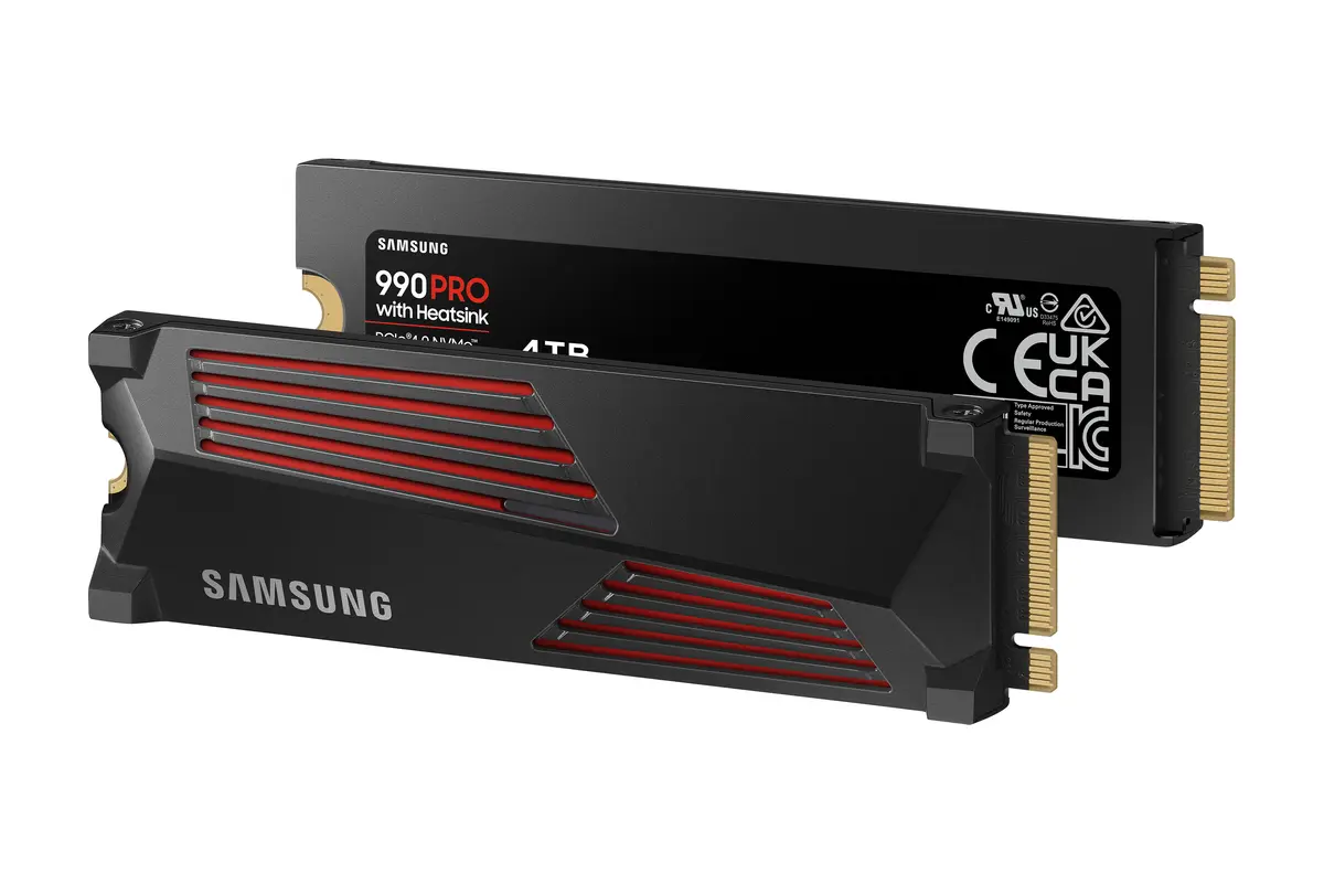 4TB M.2 PCIe NVMe Samsung 990 PRO MLC/7450/6900 Heatsink - Afbeelding 7