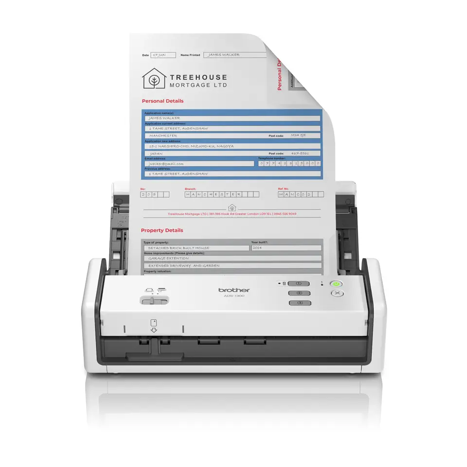 Brother ADS-1300 Documentscanner USB / draagbaar