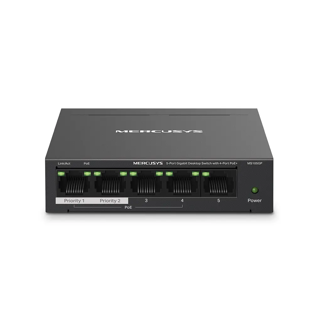 5Port 1Gbps 4xPoE+ 65W MERCUSYS