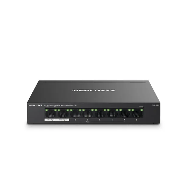 8Port 1Gbps 7xPoE+ 65W MERCUSYS