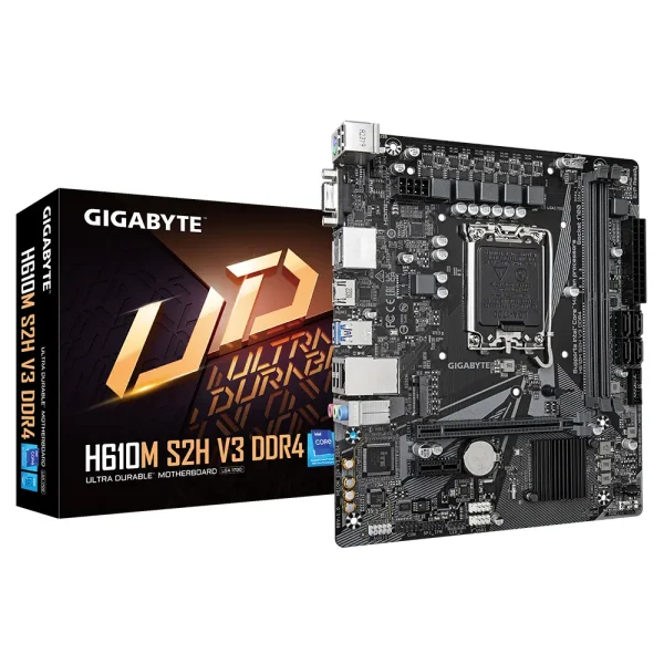 Gigabyte 1700 H610M S2H V3 DDR4 - M.2/2xDP/HDMI/VGA