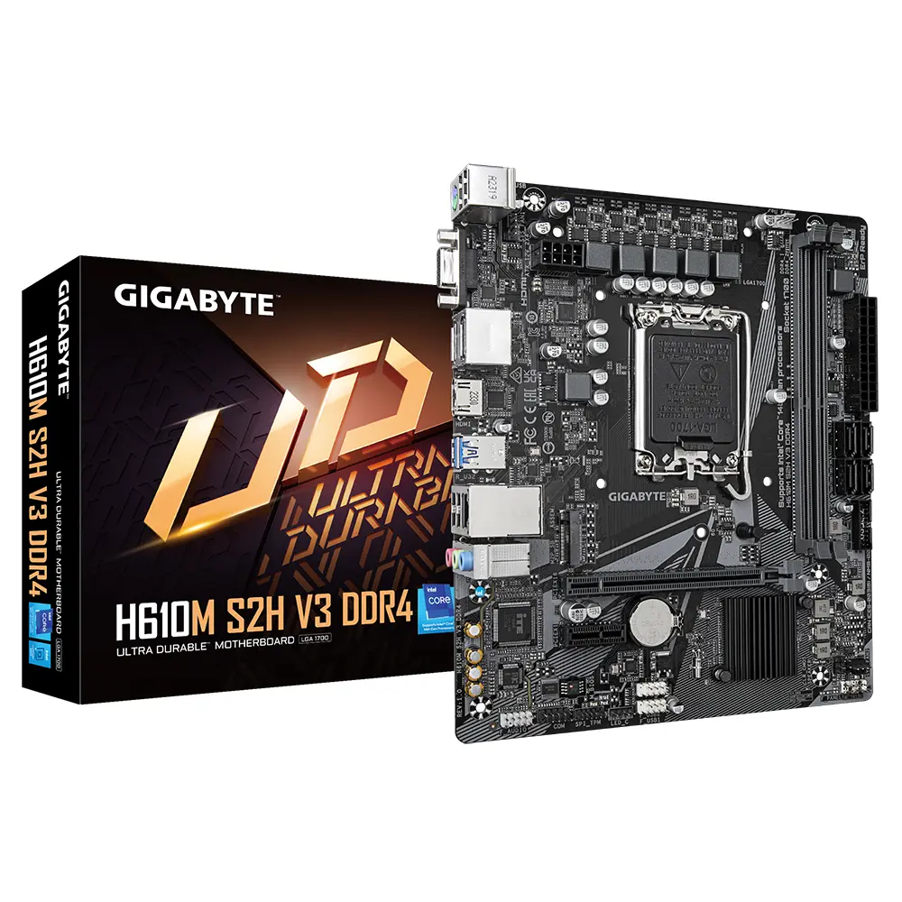 Gigabyte 1700 H610M S2H V3 DDR4 - M.2/2xDP/HDMI/VGA