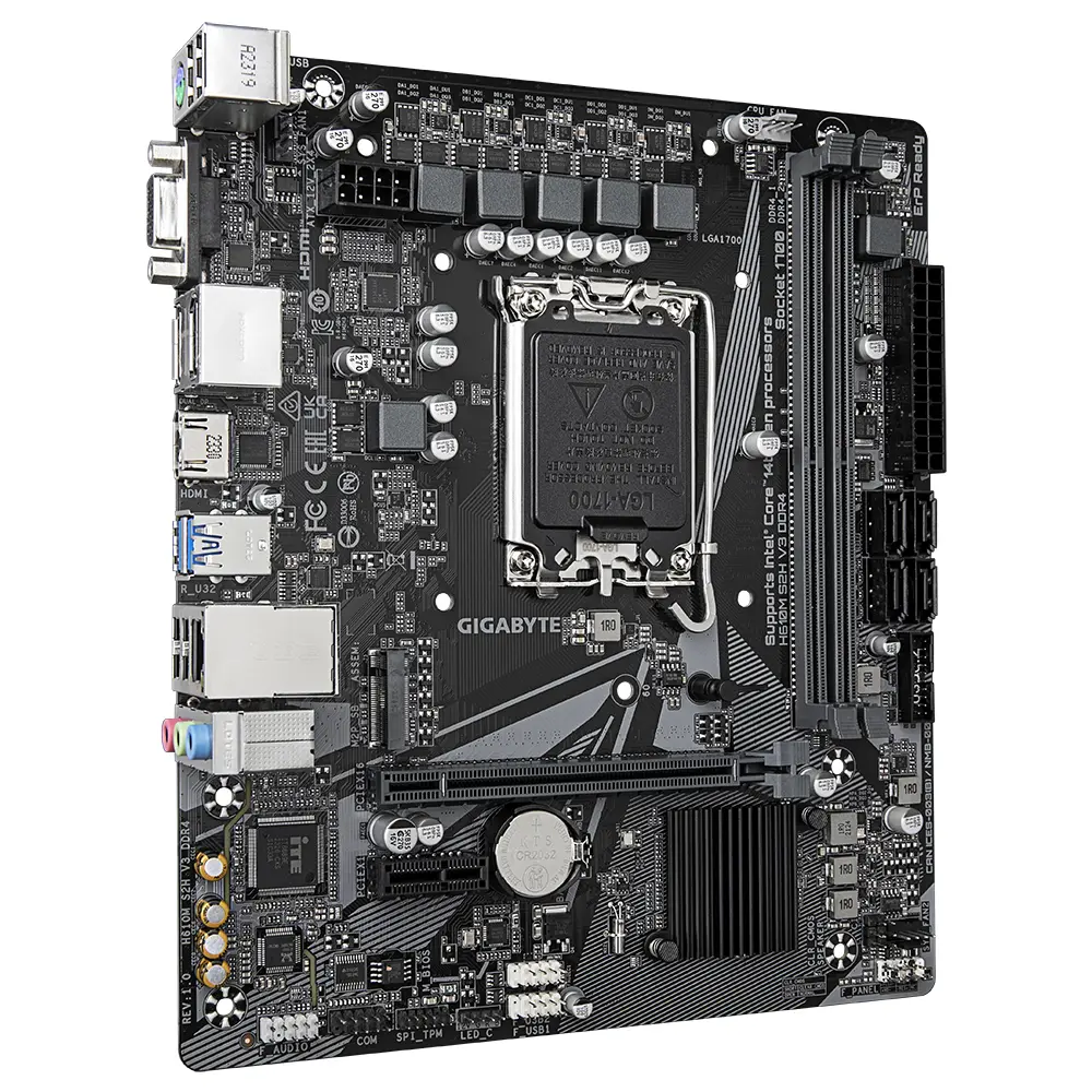 Gigabyte 1700 H610M S2H V3 DDR4 - M.2/2xDP/HDMI/VGA - Afbeelding 3