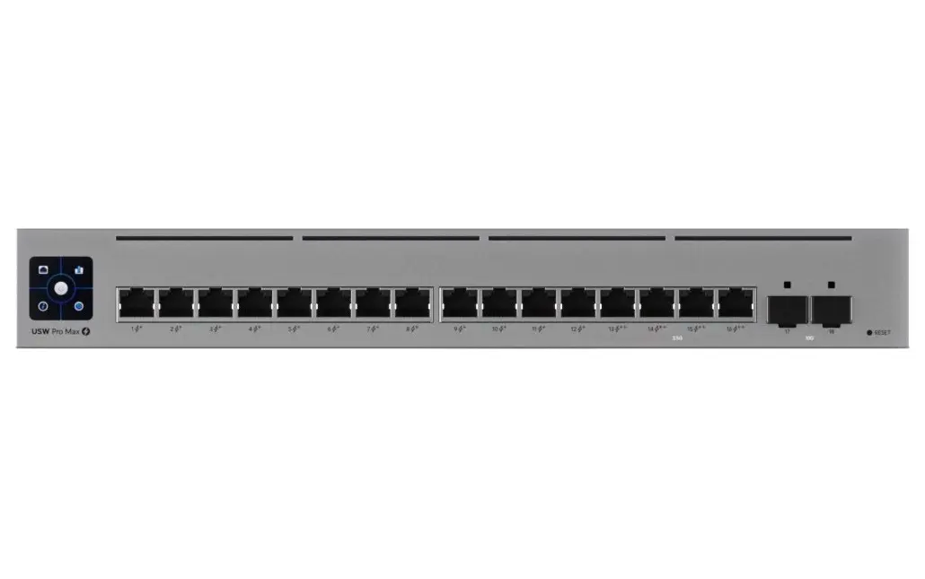 16Port 2.5Gbps 4xPoE++ 2xSFP+ 180W Ubiquiti