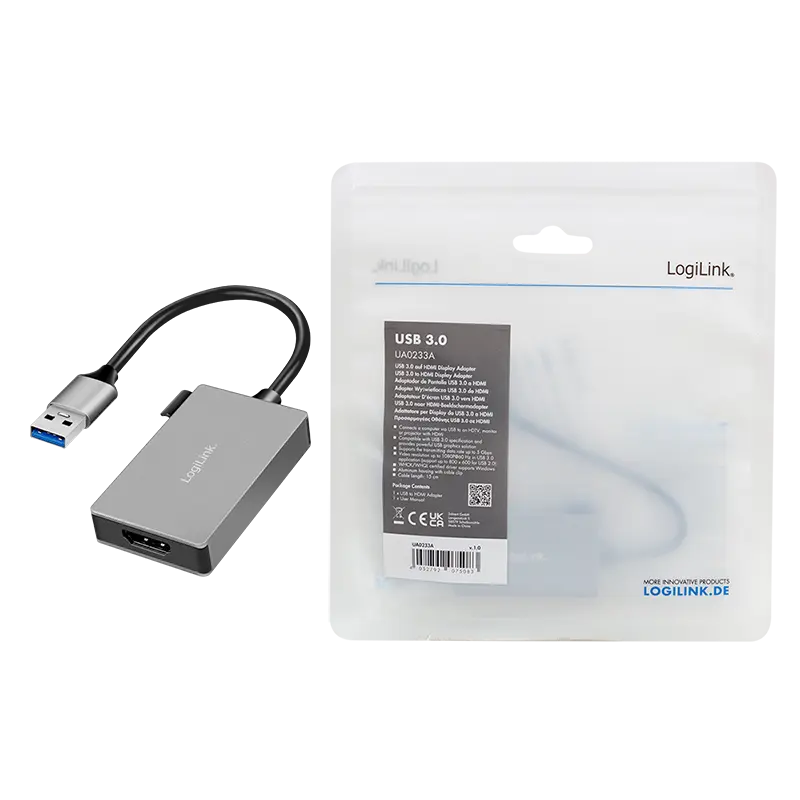 USB LogiLink USB 3.0 (M) --> HDMI (F) - Afbeelding 5