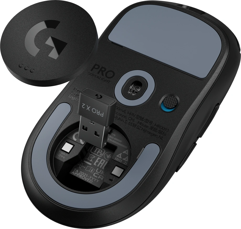 Logitech G PRO X SUPERLIGHT 2 LIGHTSPEED Zwart - Afbeelding 7