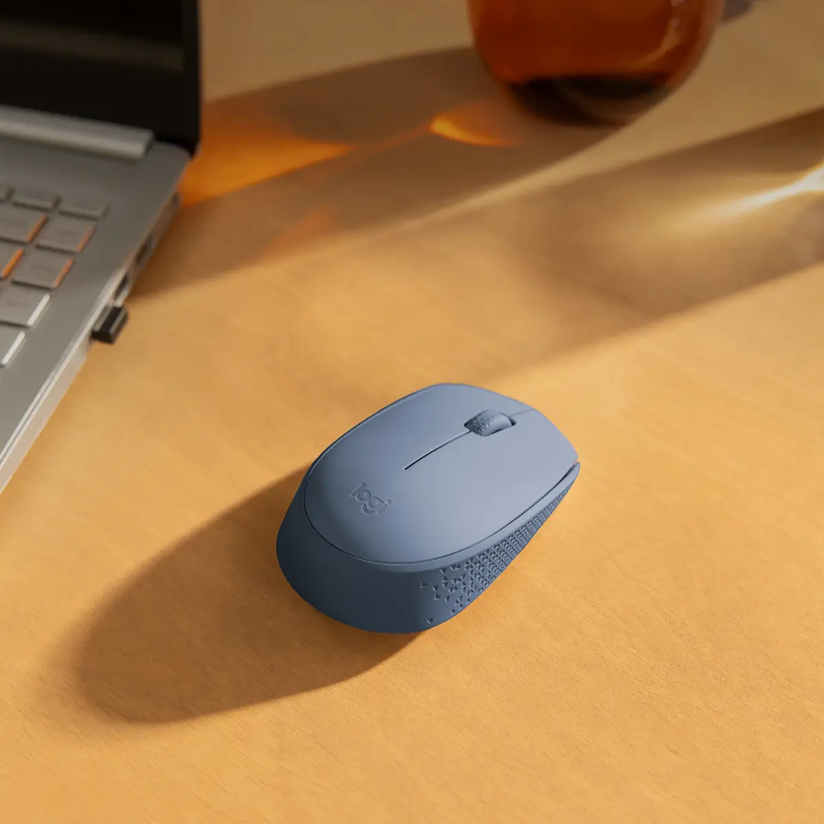 Logitech M171 Optical USB-A Blauw-Grijs Retail Wireless - Afbeelding 2