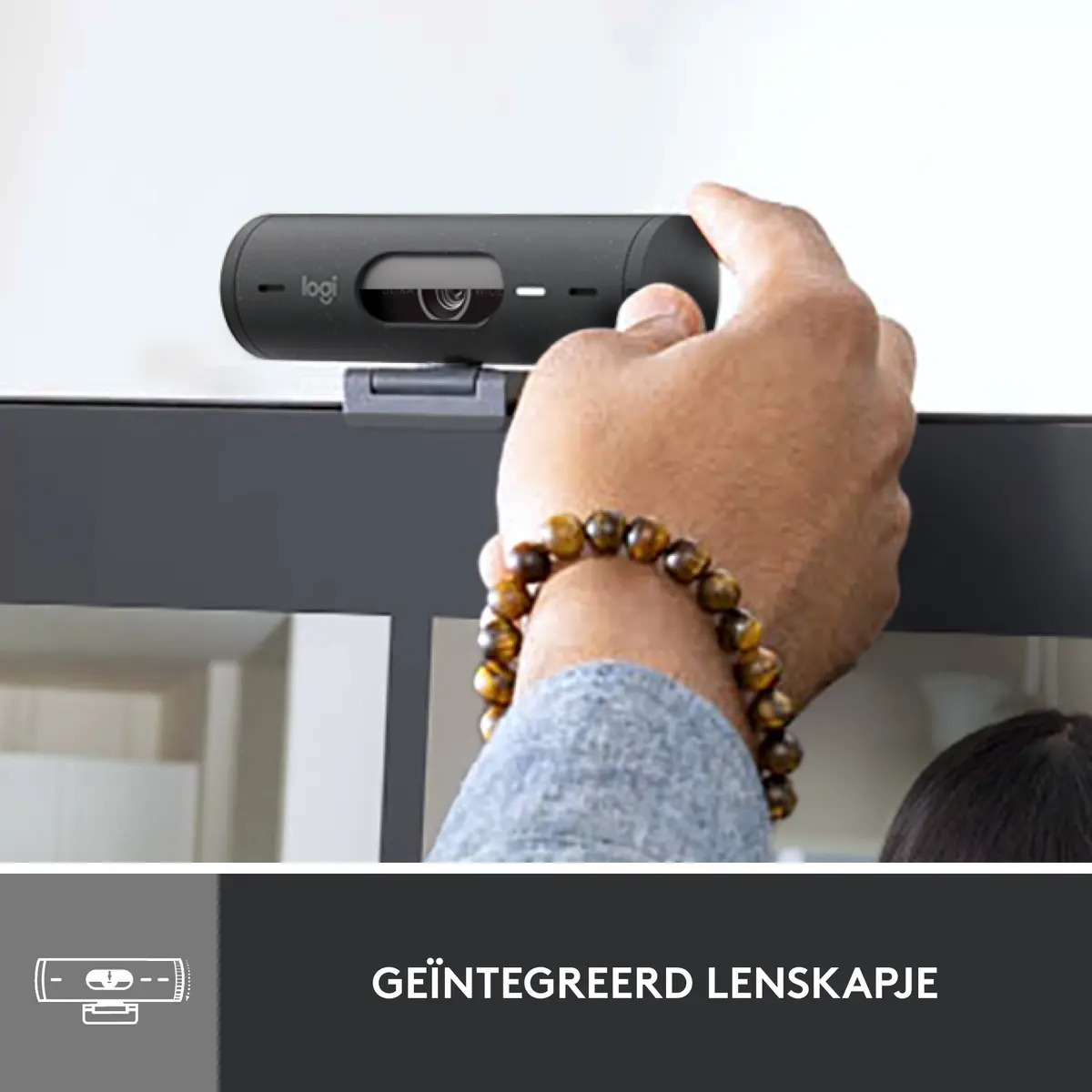 Logitech WebCam USB-C Brio 500 FHD Graphite - Afbeelding 11