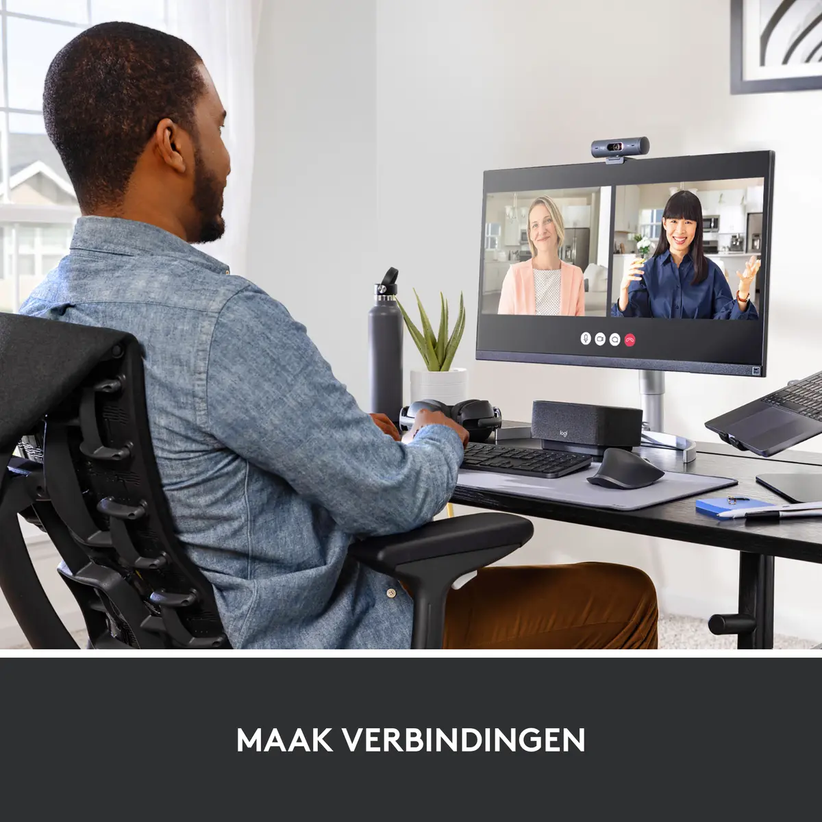 Logitech WebCam USB-C Brio 500 FHD Graphite - Afbeelding 15