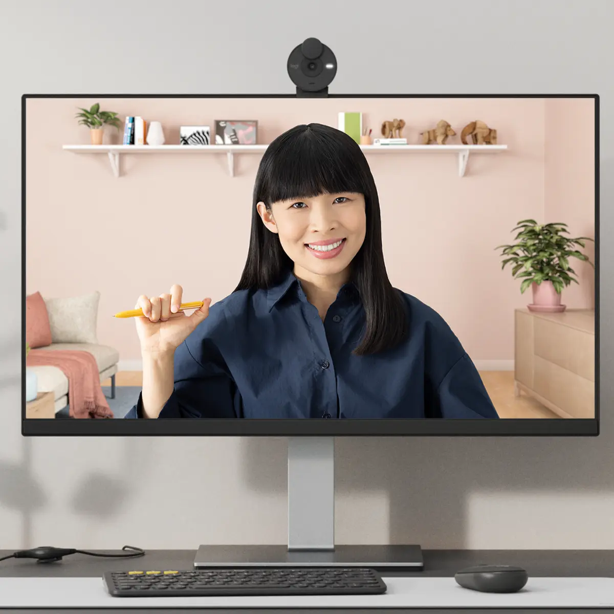 Logitech WebCam USB-C Brio 300 FHD Graphite - Afbeelding 2