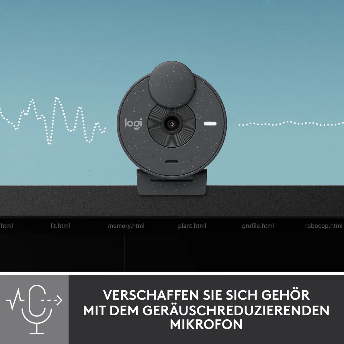 Logitech WebCam USB-C Brio 300 FHD Graphite - Afbeelding 9