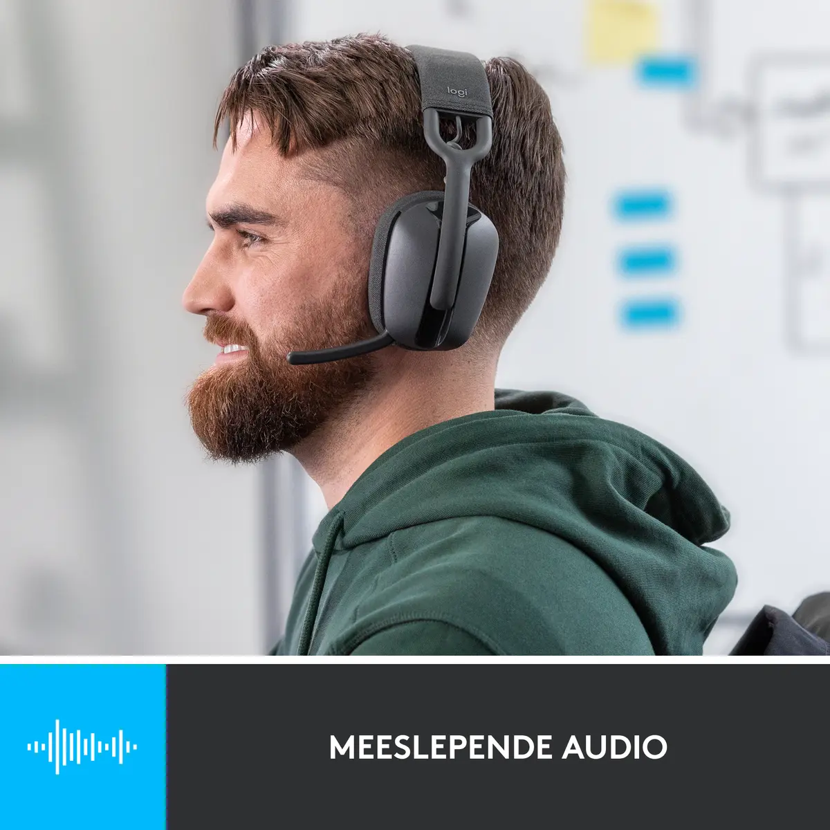 Logitech Stereo Headset Zone Vibe 100 BT Graphite - Afbeelding 11