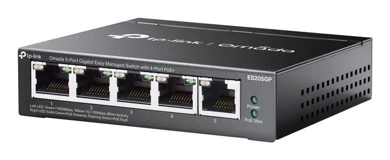 5Port 1Gbps Omada Managed 4xPoE+ 65W TP-Link - Afbeelding 3
