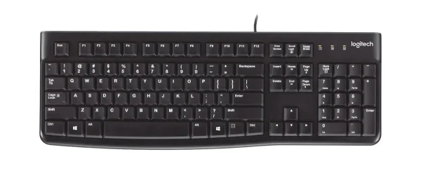 FR KB Logitech K120 Zwart bedraad Ret. (Franse layout