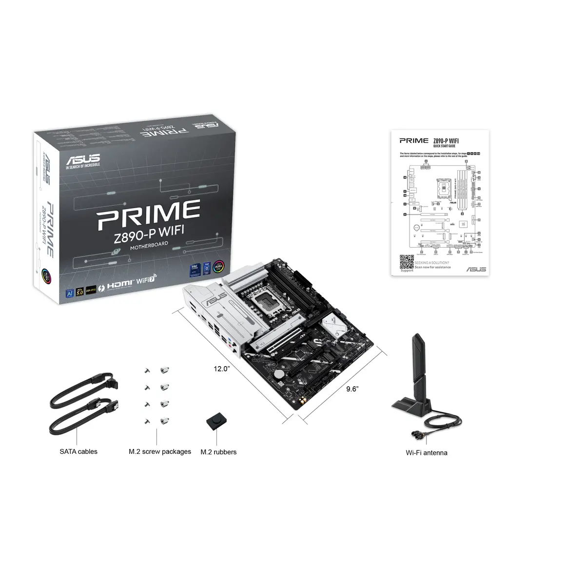 ASUS 1851 Z890-P WIFI PRIME - DDR5/4xM.2/DP/HDMI/ATX - Afbeelding 6