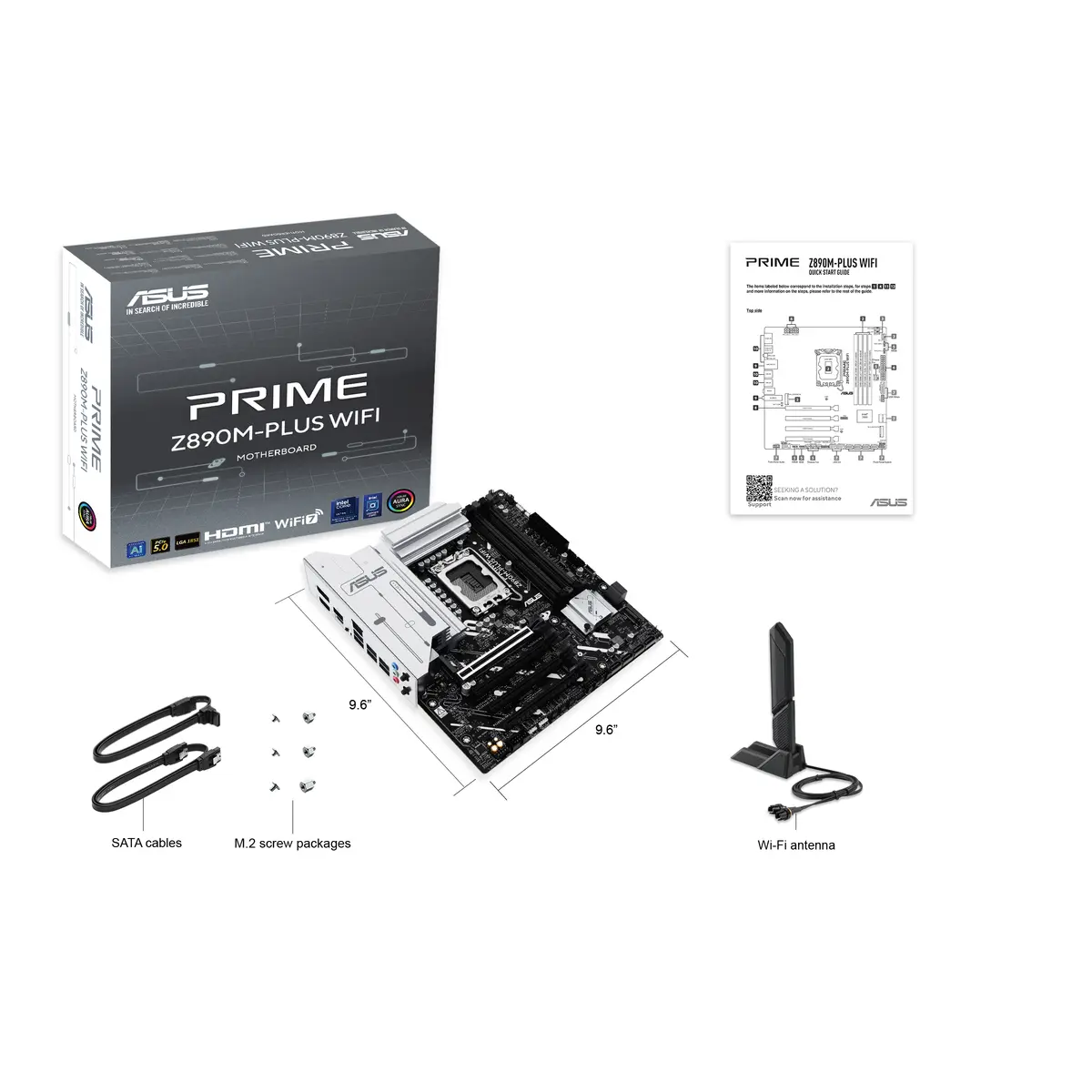 ASUS 1851 Z890M-PLUS WIFI PRIME - DDR5/3xM.2/DP/HDMI/µATX - Afbeelding 13