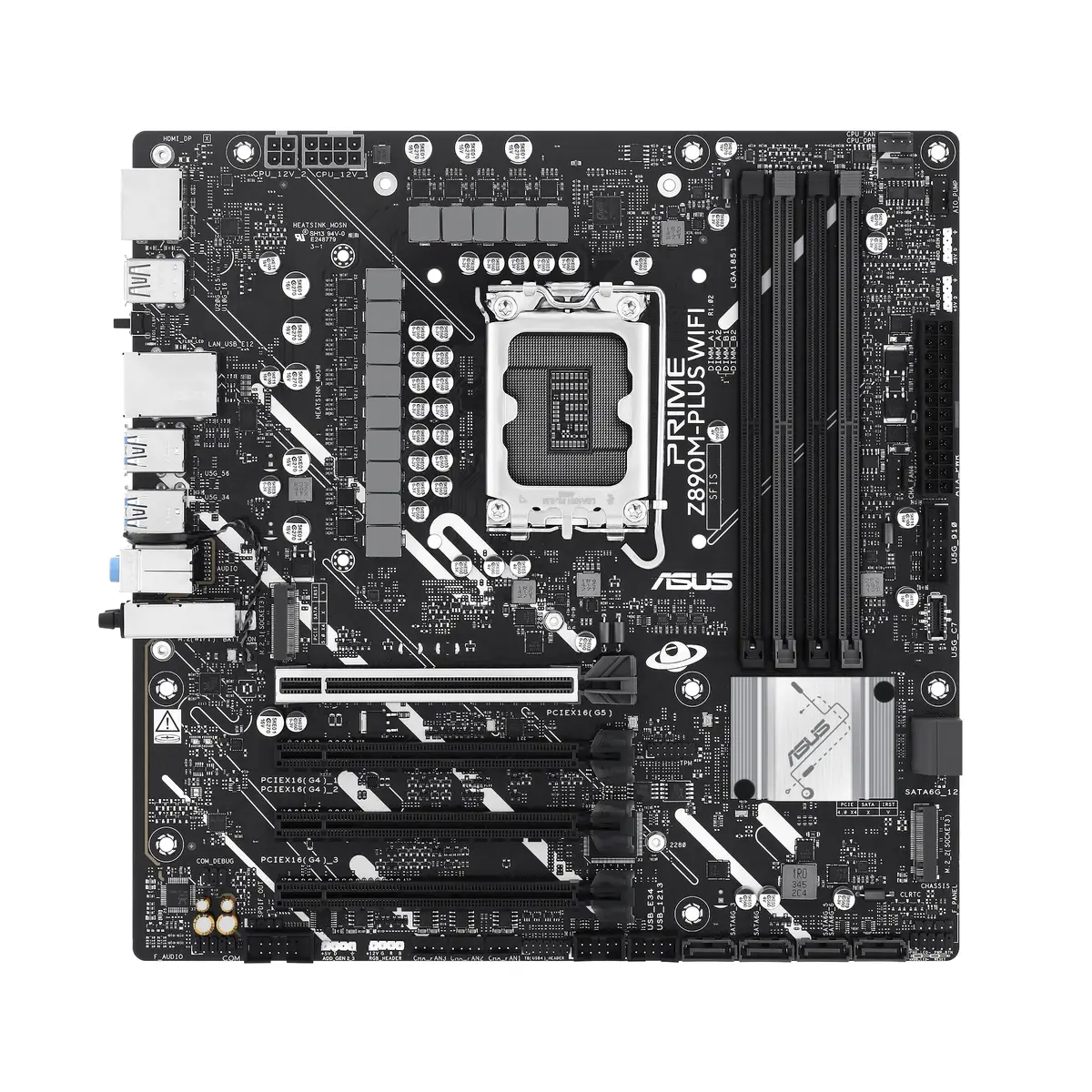 ASUS 1851 Z890M-PLUS WIFI PRIME - DDR5/3xM.2/DP/HDMI/µATX - Afbeelding 3