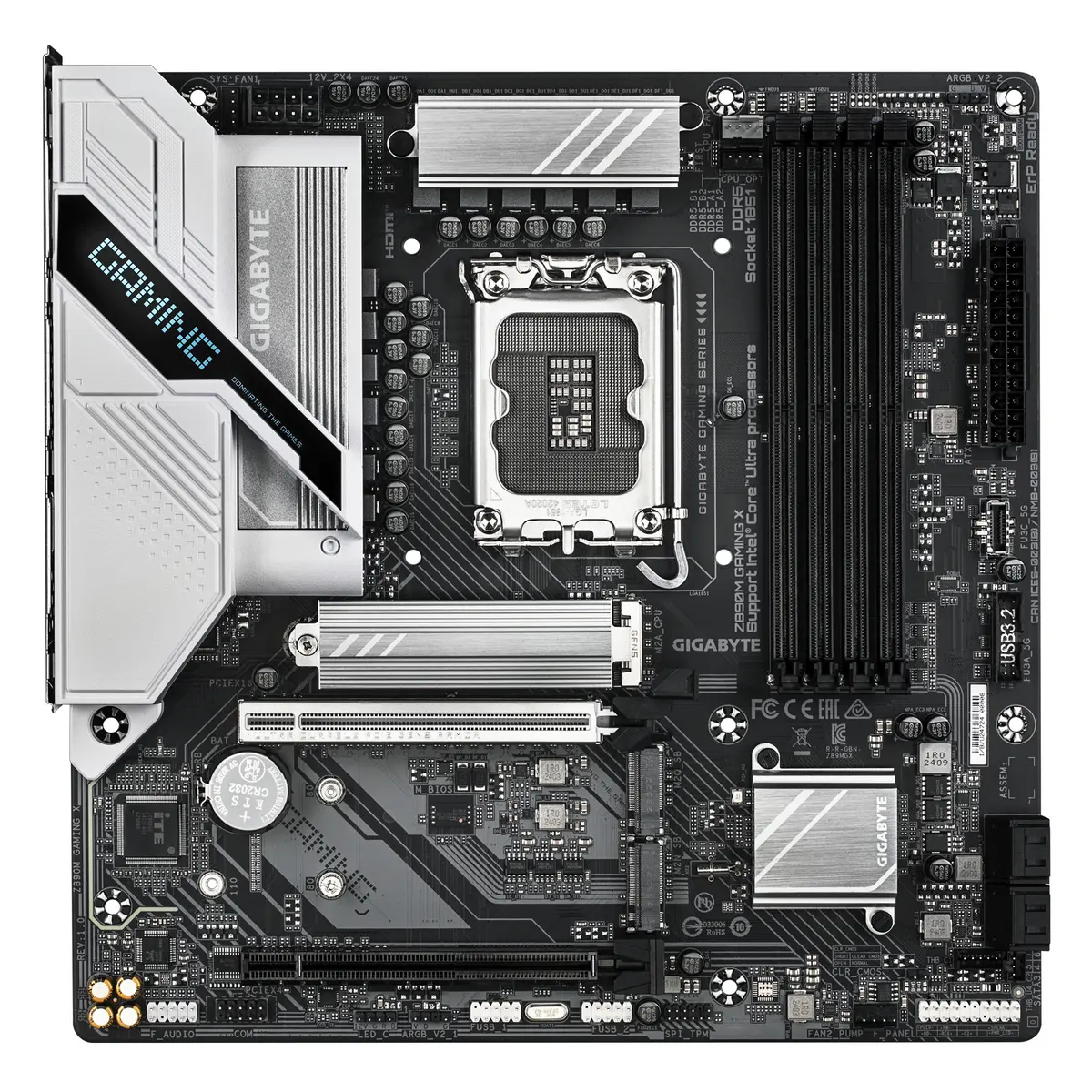 Gigabyte 1851 Z890M GAMING X - DDR5/3xM.2/2xDP/HDMI/µAT - Afbeelding 2