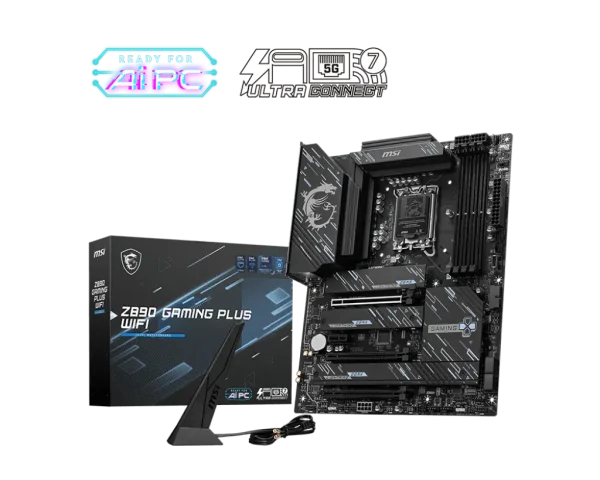 MSI 1851 Z890 GAMING PLUS WIFI - DDR5/4xM.2/DP/HDMI/USB-C