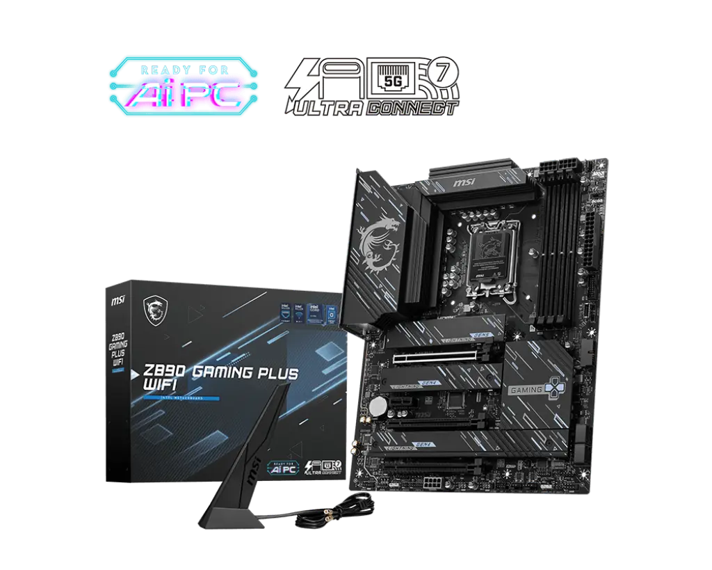 MSI 1851 Z890 GAMING PLUS WIFI - DDR5/4xM.2/DP/HDMI/USB-C