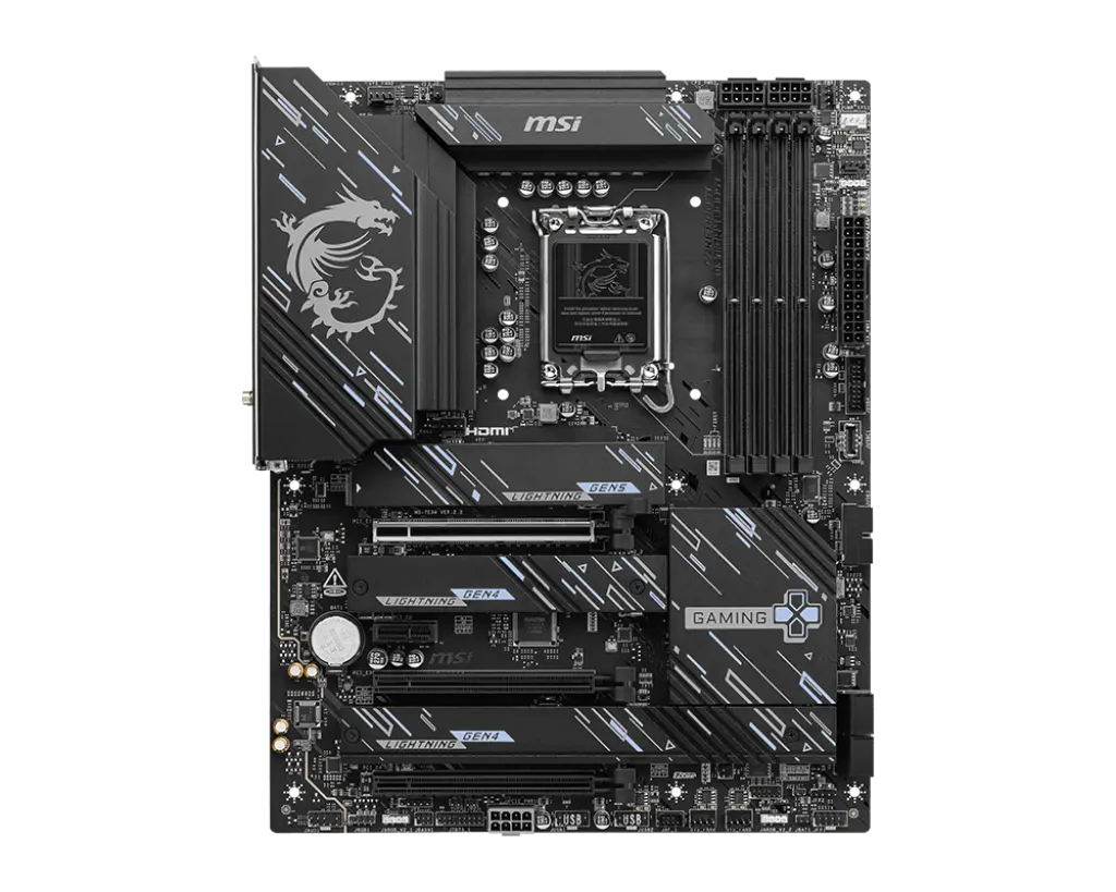 MSI 1851 Z890 GAMING PLUS WIFI - DDR5/4xM.2/DP/HDMI/USB-C - Afbeelding 2