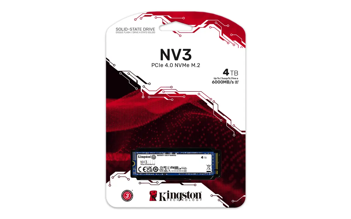 4TB M.2 PCIe NVMe Kingston NV3 6000/5000 - Afbeelding 5