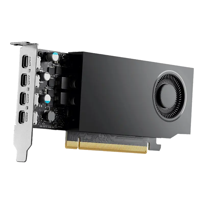 A1000 PNY RTX 8GB/4xmDP/1slot Low Profile - Afbeelding 4
