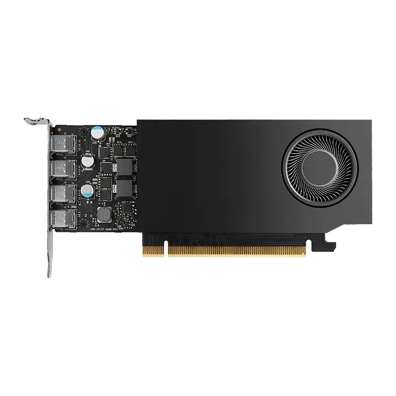 A400 PNY RTX 4GB/4xmDP/1slot Low Profile - Afbeelding 3