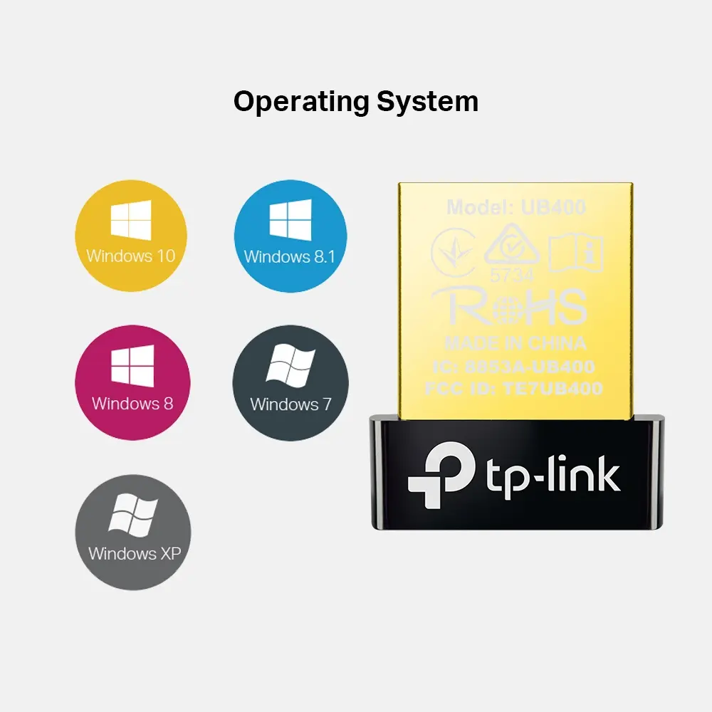 USB-A 2.0 BT4.0 10m - TP-Link UB400. - Afbeelding 4